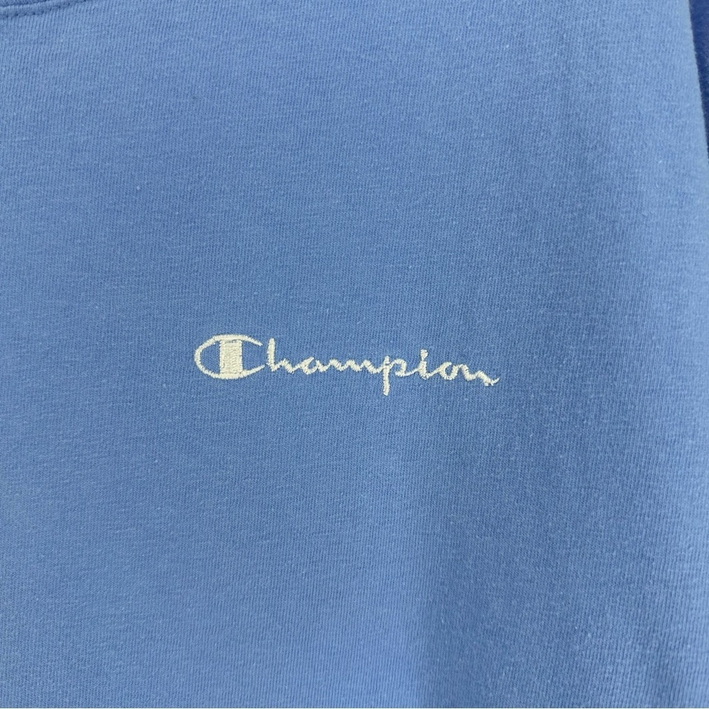 Champion Embroidered Logo Short Sleeve T Shirt Mens XXL Blue - Picture 3 of 10